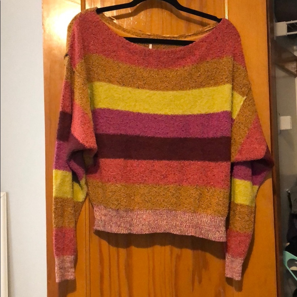 Multi colored sweater